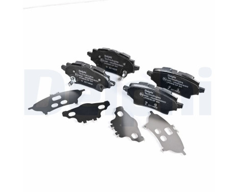 Brake Pad Set, disc brake LP3608 Delphi