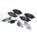 Brake Pad Set, disc brake LP3608 Delphi