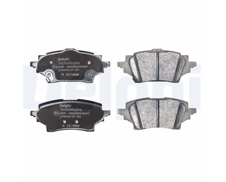 Brake Pad Set, disc brake LP3608 Delphi, Image 2