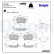 Brake Pad Set, disc brake LP3608 Delphi, Thumbnail 3