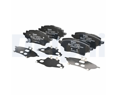Brake Pad Set, disc brake LP3608 Delphi, Image 2
