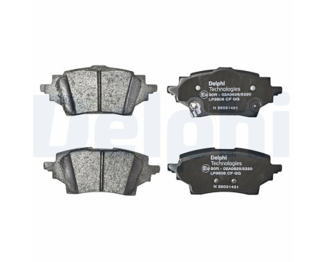 Brake Pad Set, disc brake LP3608 Delphi, Image 3