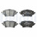Brake Pad Set, disc brake LP3608 Delphi, Thumbnail 3