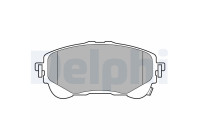 Brake Pad Set, disc brake LP3609 Delphi