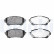 Brake Pad Set, disc brake LP3609 Delphi, Thumbnail 3