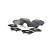 Brake Pad Set, disc brake LP3609 Delphi