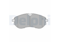 Brake Pad Set, disc brake LP3610 Delphi