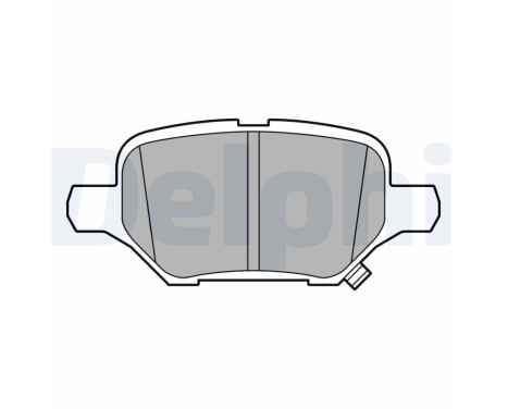 Brake Pad Set, disc brake LP3611 Delphi