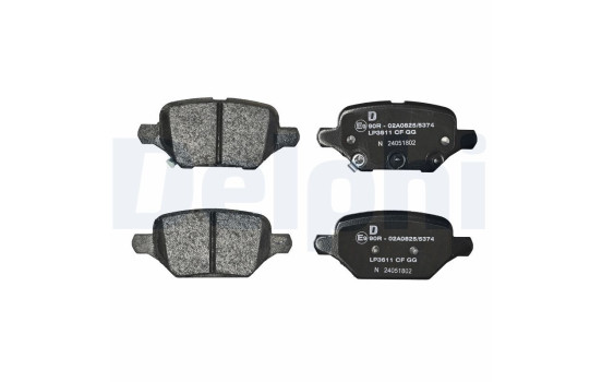 Brake Pad Set, disc brake LP3611 Delphi, Image 2
