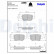 Brake Pad Set, disc brake LP3611 Delphi, Thumbnail 3