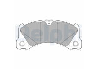 Brake Pad Set, disc brake LP3612 Delphi