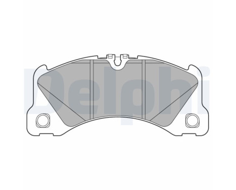 Brake Pad Set, disc brake LP3612 Delphi