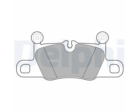 Brake Pad Set, disc brake LP3614 Delphi