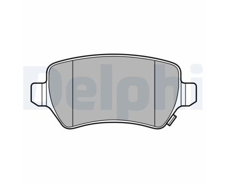 Brake Pad Set, disc brake LP3615 Delphi