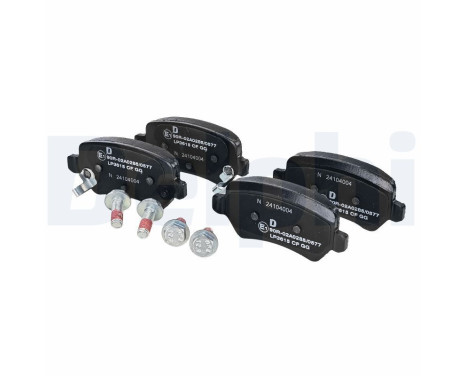 Brake Pad Set, disc brake LP3615 Delphi, Image 2