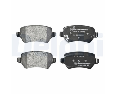 Brake Pad Set, disc brake LP3615 Delphi, Image 3