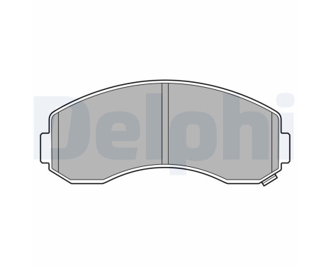 Brake Pad Set, disc brake LP3616 Delphi