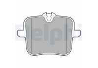 Brake Pad Set, disc brake LP3617 Delphi