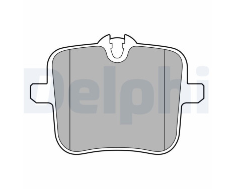 Brake Pad Set, disc brake LP3617 Delphi