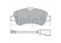 Brake Pad Set, disc brake LP3619 Delphi