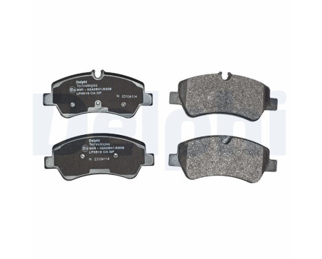 Brake Pad Set, disc brake LP3619 Delphi, Image 2