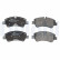 Brake Pad Set, disc brake LP3619 Delphi, Thumbnail 2