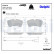 Brake Pad Set, disc brake LP3619 Delphi, Thumbnail 4
