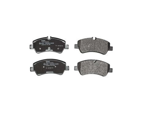Brake Pad Set, disc brake LP3619 Delphi
