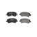 Brake Pad Set, disc brake LP3619 Delphi