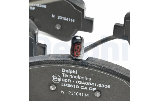 Brake Pad Set, disc brake LP3619 Delphi, Image 3