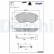 Brake Pad Set, disc brake LP3621 Delphi, Thumbnail 4