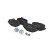 Brake Pad Set, disc brake LP3622 Delphi