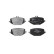 Brake Pad Set, disc brake LP3622 Delphi, Thumbnail 2