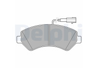 Brake Pad Set, disc brake LP3623 Delphi