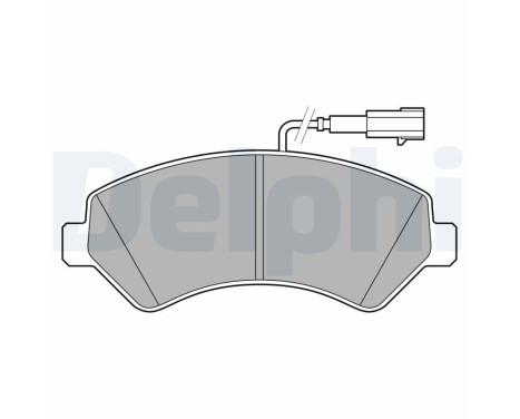 Brake Pad Set, disc brake LP3623 Delphi