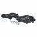 Brake Pad Set, disc brake LP3623 Delphi, Thumbnail 2