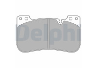 Brake Pad Set, disc brake LP3626 Delphi