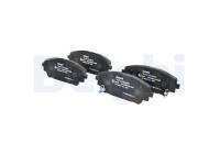 Brake pad set, disc brake LP3632 Delphi