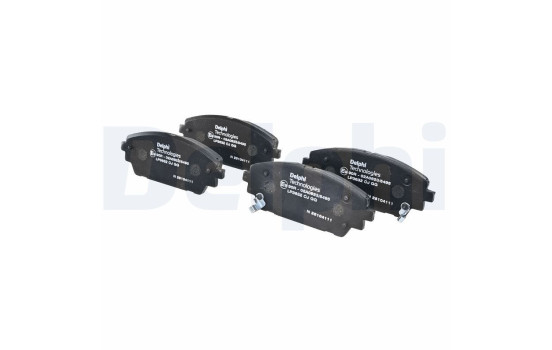 Brake pad set, disc brake LP3632 Delphi