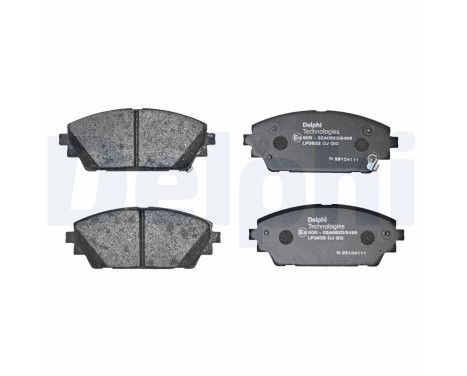 Brake pad set, disc brake LP3632 Delphi, Image 2