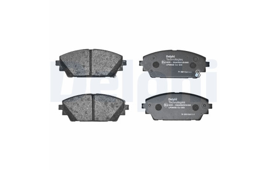 Brake pad set, disc brake LP3632 Delphi, Image 2