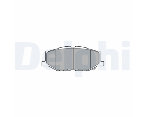 Brake Pad Set, disc brake LP3637 Delphi