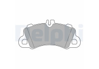 Brake Pad Set, disc brake LP3639 Delphi