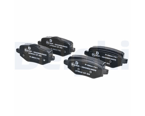 Brake pad set, disc brake LP3640 Delphi