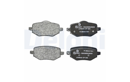 Brake pad set, disc brake LP3640 Delphi, Image 2