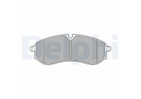 Brake Pad Set, disc brake LP3641 Delphi