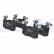 Brake Pad Set, disc brake LP3642 Delphi
