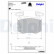 Brake Pad Set, disc brake LP3642 Delphi, Thumbnail 3