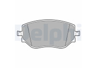 Brake pad set, disc brake LP3644 Delphi