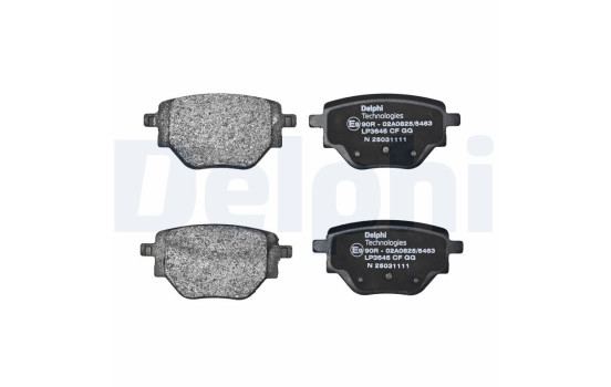 Brake Pad Set, disc brake LP3646 Delphi, Image 2